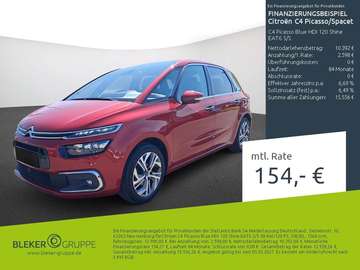C4 Picasso Blue HDI 120 Shine EAT6 S/S