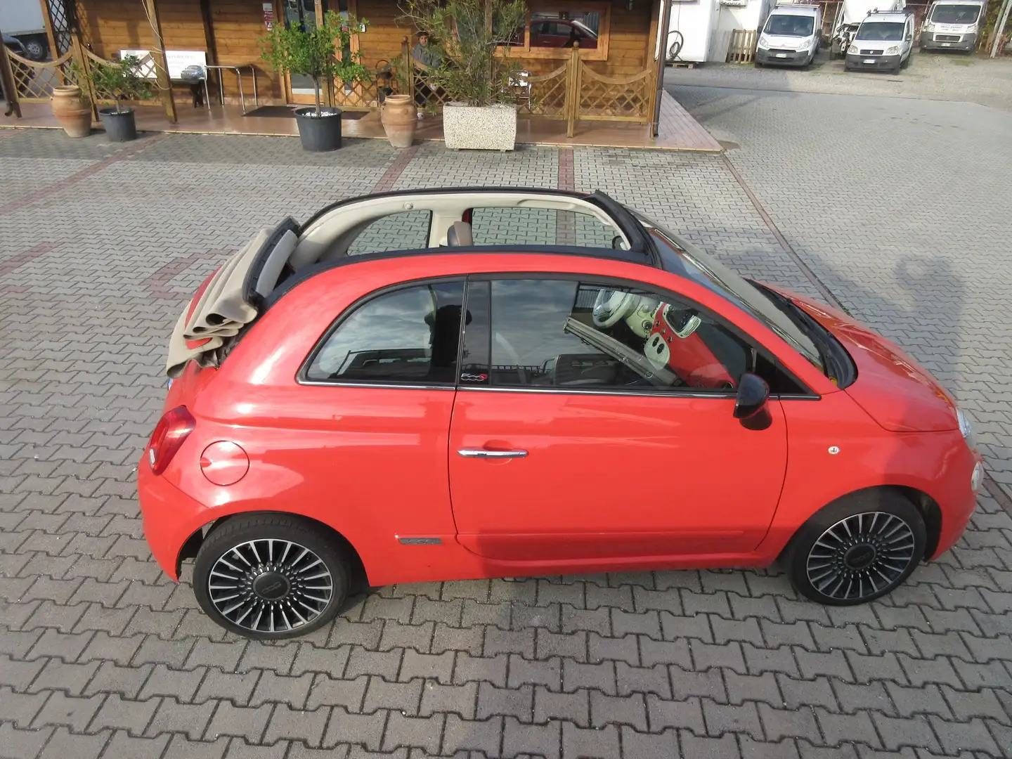 Fiat 500 500 III 2015 0.9 t.air t. Lounge 105cv Arancione - 1