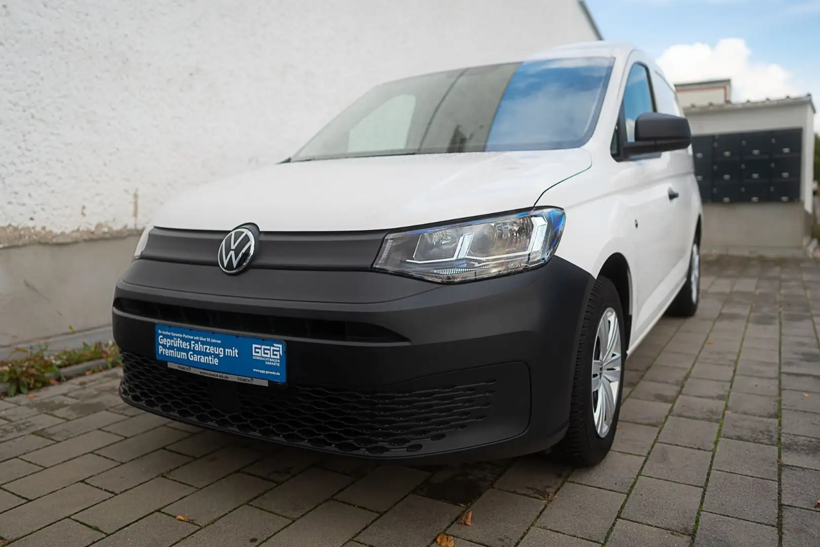Volkswagen Caddy Cargo 2.0 TDI EcoProfi Kasten / Klima MwSt Weiß - 1