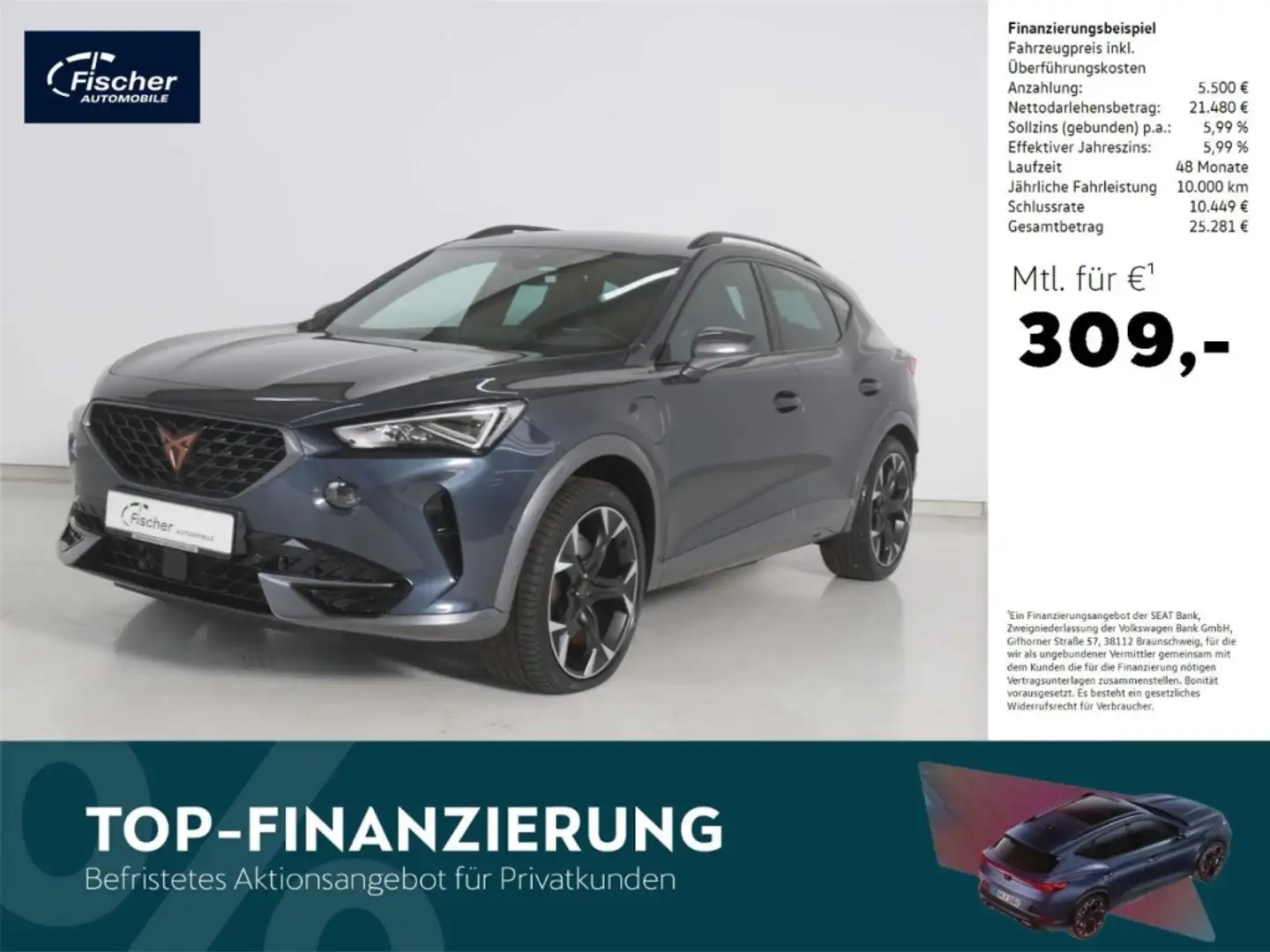 CUPRA Formentor 1.4 e-Hybrid VZ AHK/NAV/LED/RFK/Virt. Grijs - 1