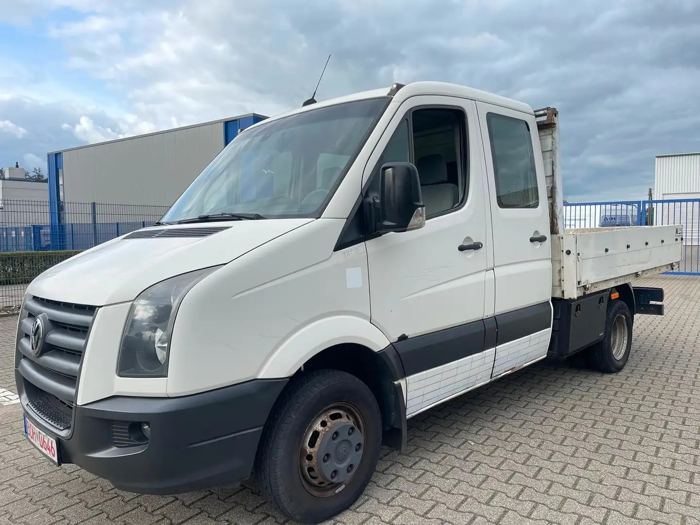 Volkswagen Crafter * 2.5 TDI*Maxi*Pritsche-Doka*Klima*3.5T* Blanco - 2