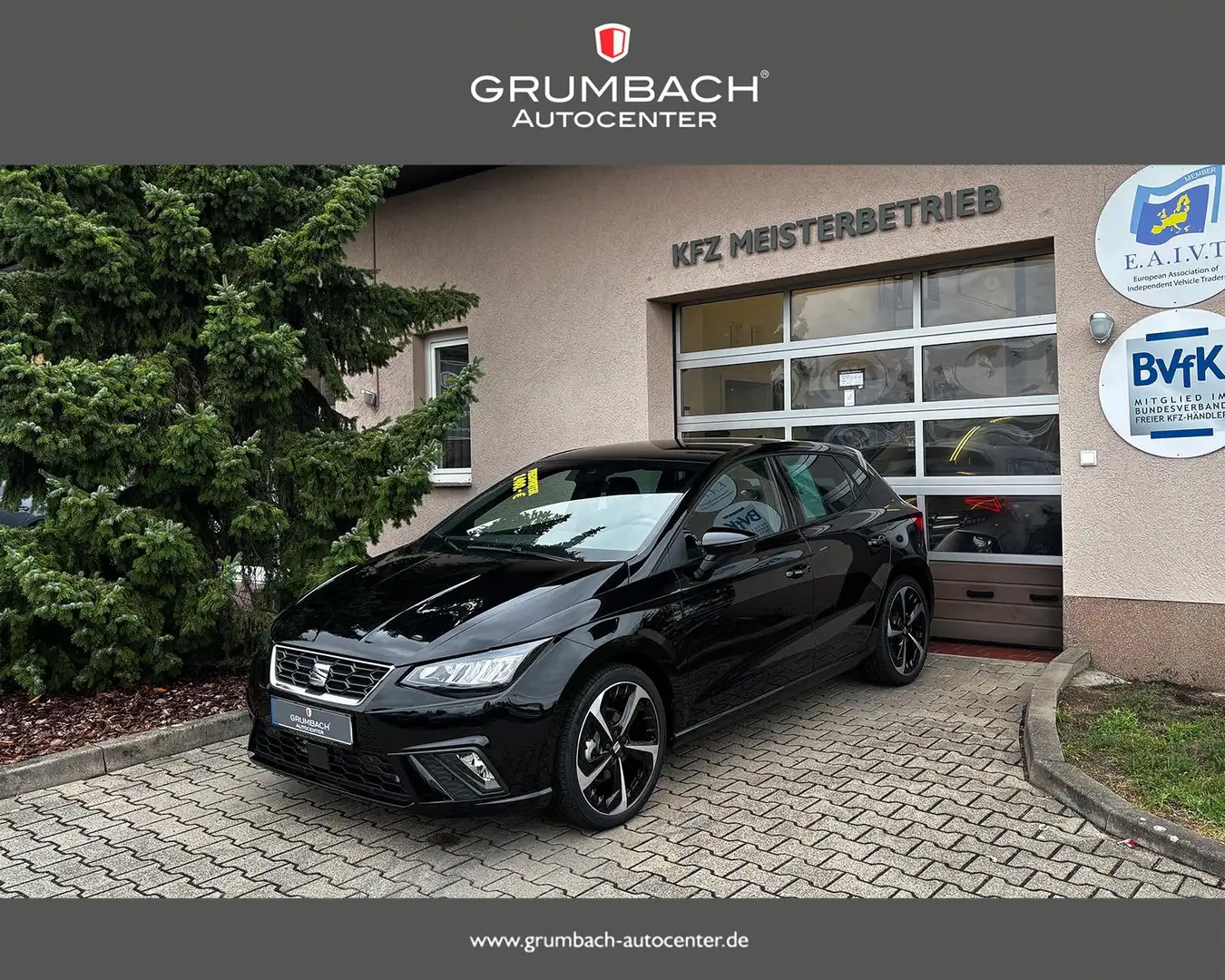 SEAT Ibiza FR 1.0TSI 85kw DSG 18Zoll Kamera PDC Sitzh. Saf... Schwarz - 1