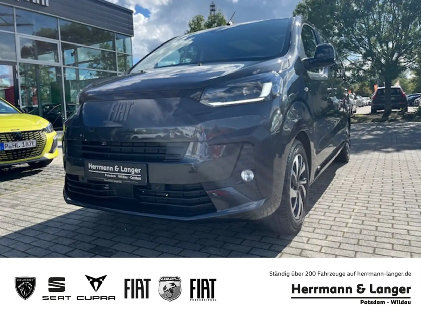 Fiat Ulysse L2 Top HDi 180 EAT8 7-Sitzer Standheizung AHZV Glasdach Abstandstempomat Grey - 1