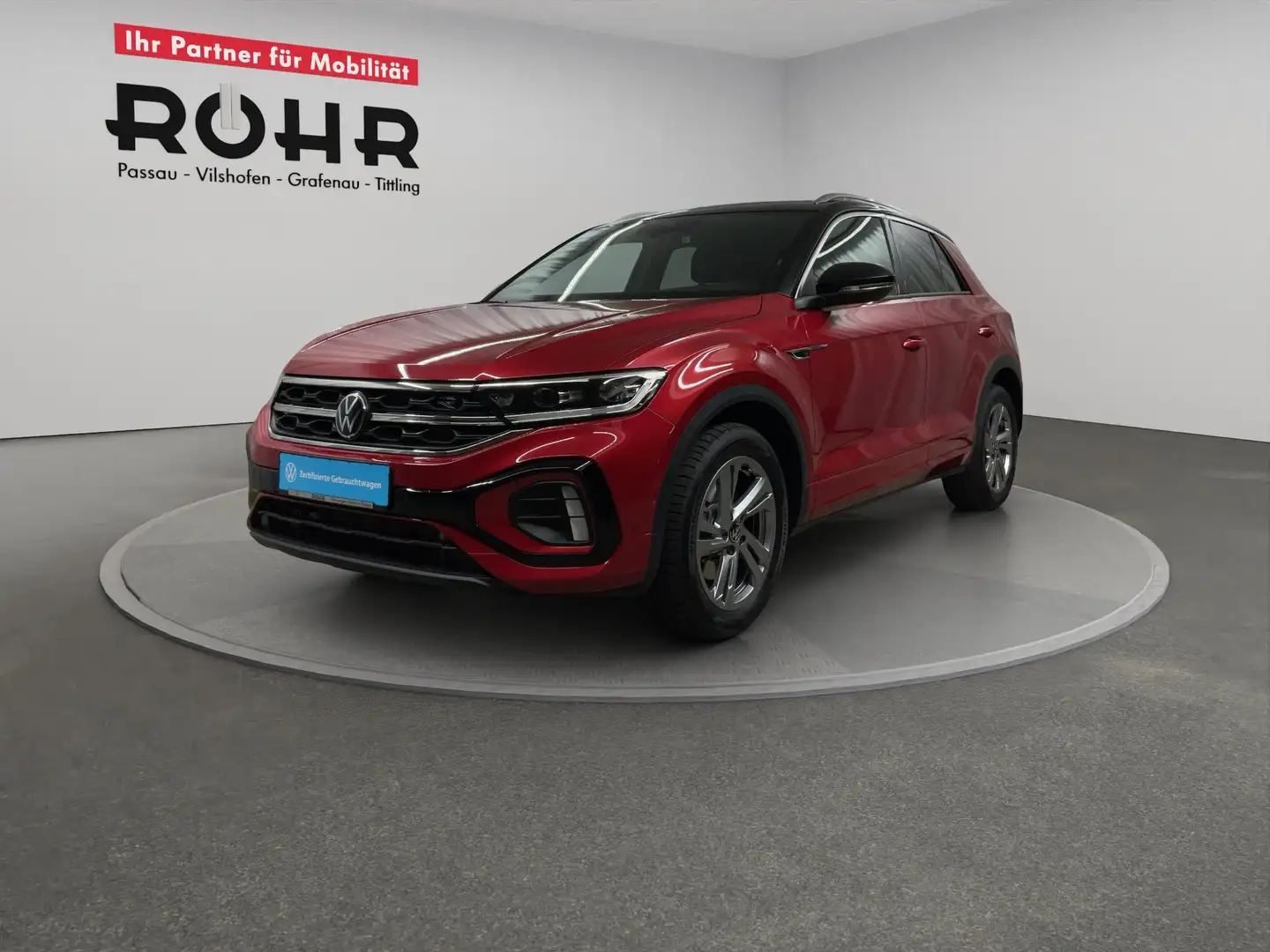 Volkswagen T-Roc R-Line (01/2030Garantie.Navi.AHK) 2.0 TDI DSG Rot - 2