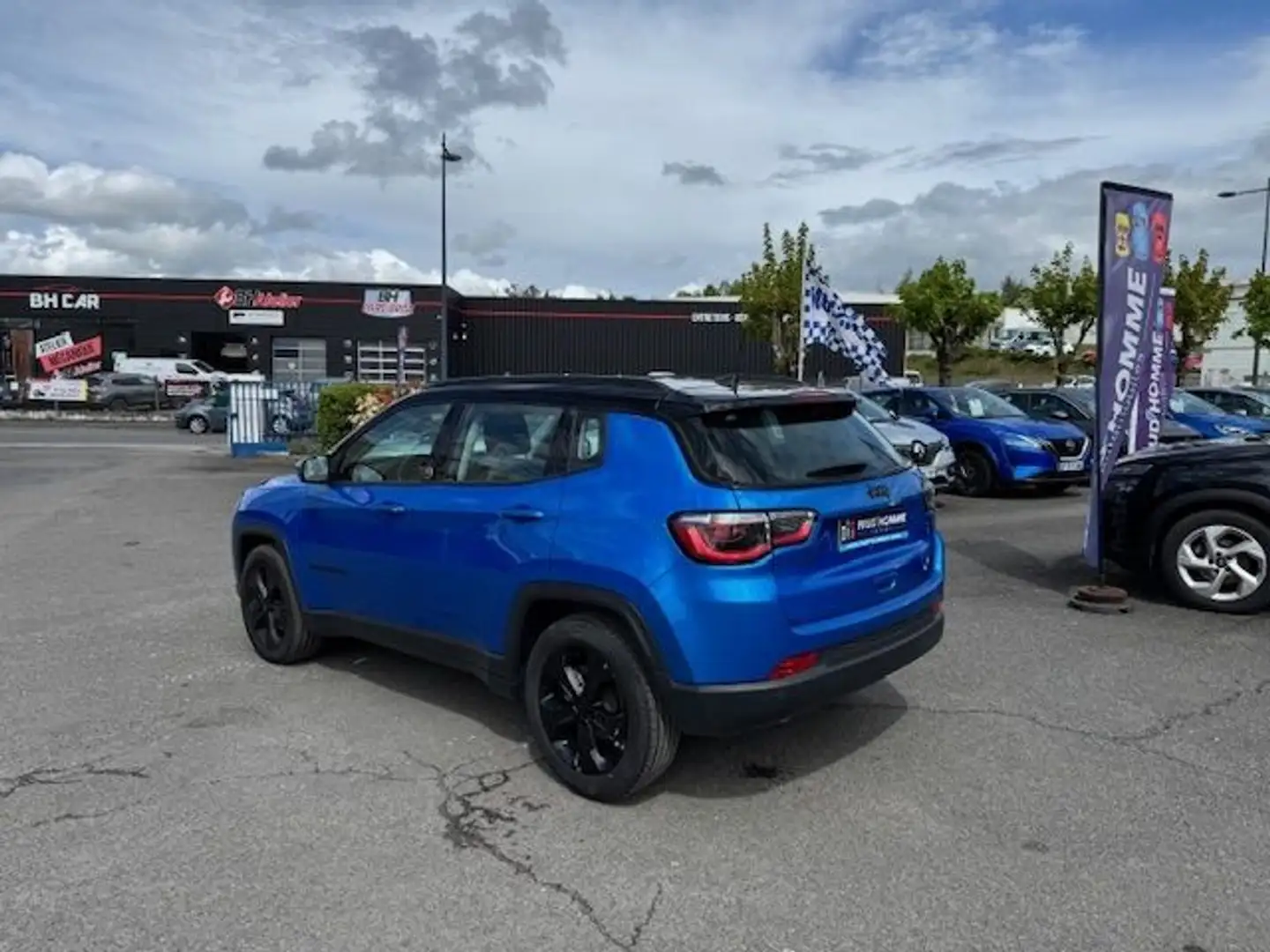 Jeep Compass 1.6 D 120CH BROOKLYN EDITION 4X2 Bleu - 2