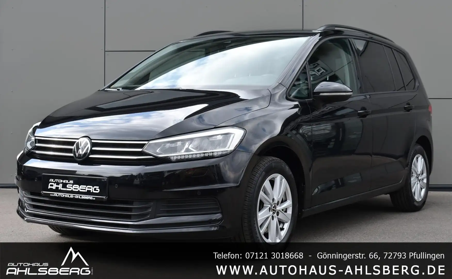 Volkswagen Touran COMFORT./ DIG.C/ACC/7SITZ/AHK/APP/LED/LANE Noir - 1