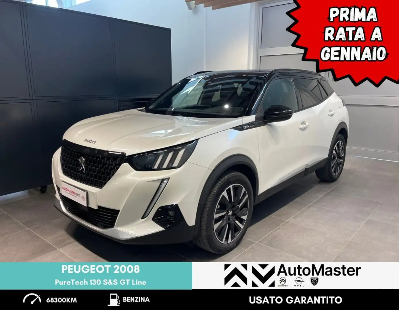 Peugeot 2008 2008 PureTech 130 S&S GT Line Blanco - 1