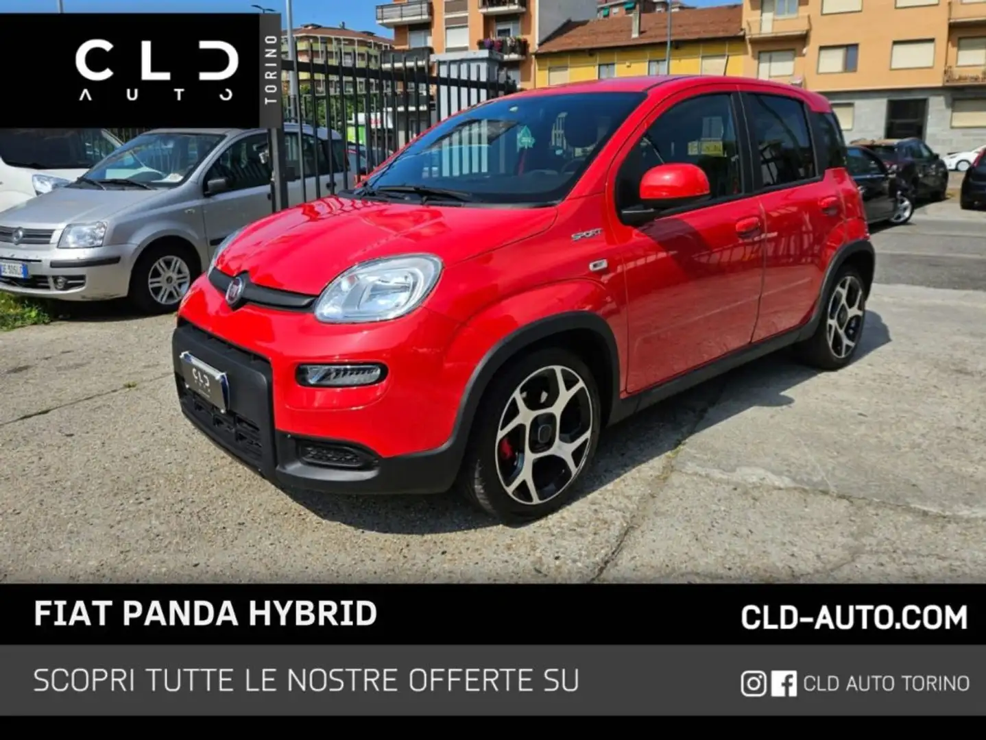 Fiat Panda 1.0 FireFly S&S Hybrid Sport Rosso - 1