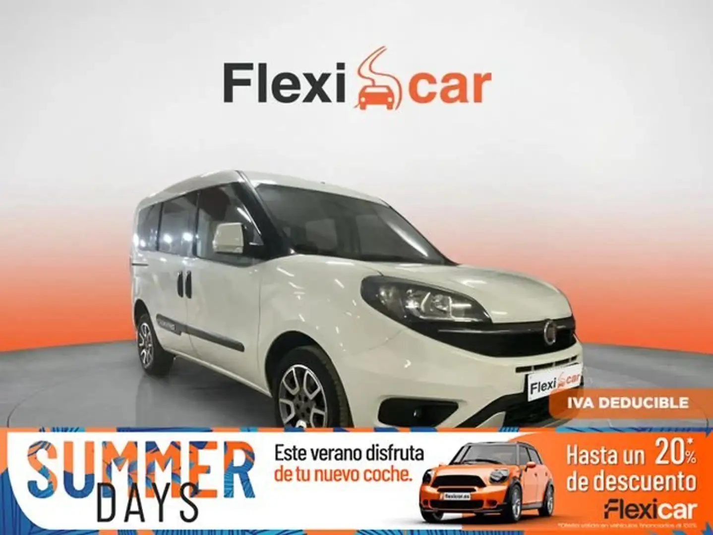 Fiat Doblo Trekking+1.6+Multijet+89kW+%28120CV%29+SWB Blanco - 1
