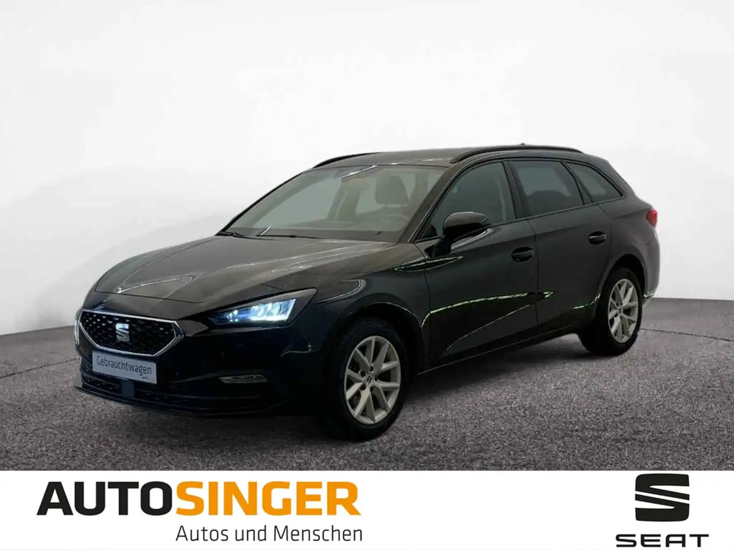 SEAT Leon ST Style 1.5 eTSI DSG *LED*GRA*NAVI*PDC*SHZ Czarny - 1