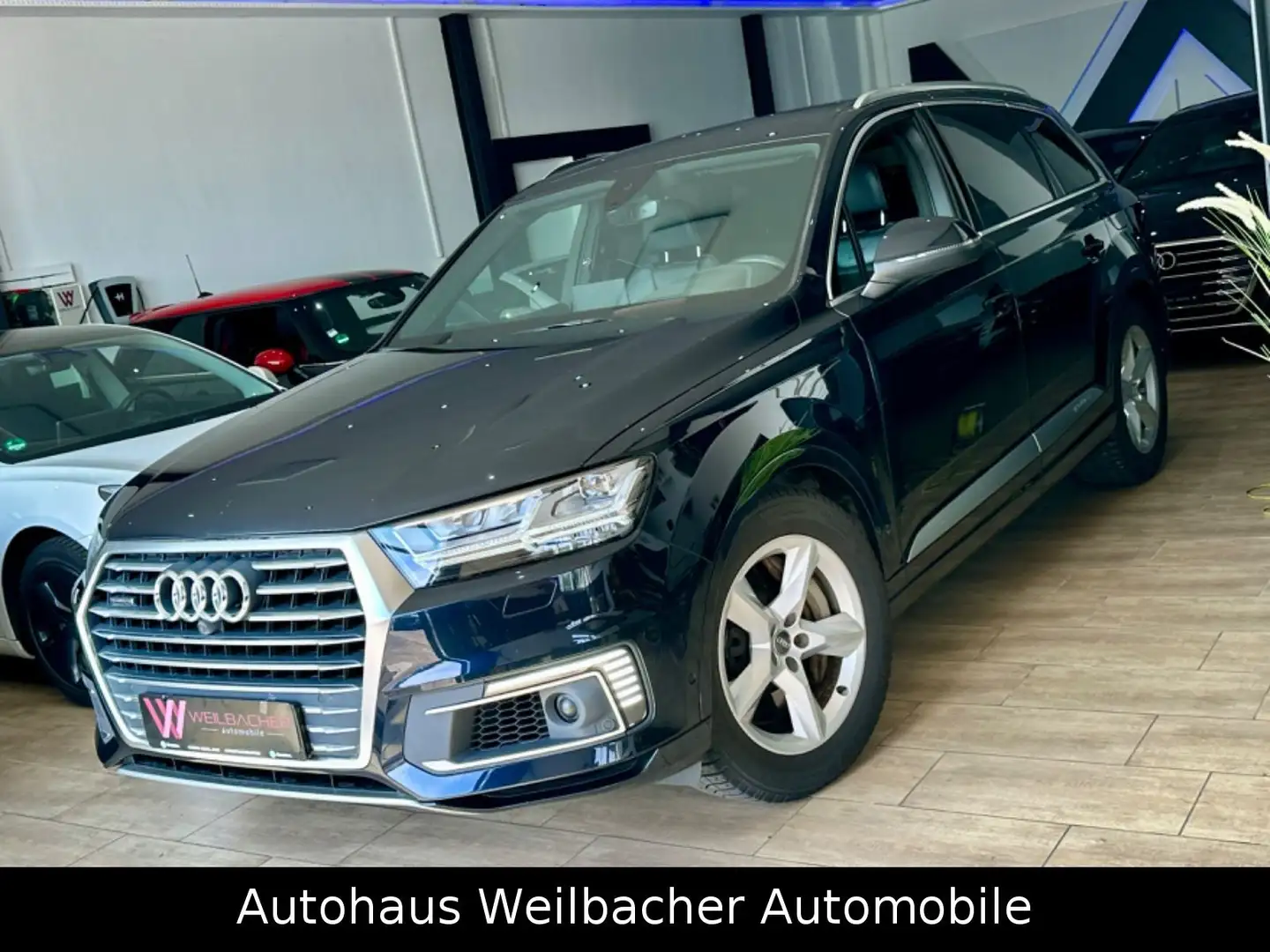 Audi Q7 3.0 TDI e-tron quattro S line Blau - 1