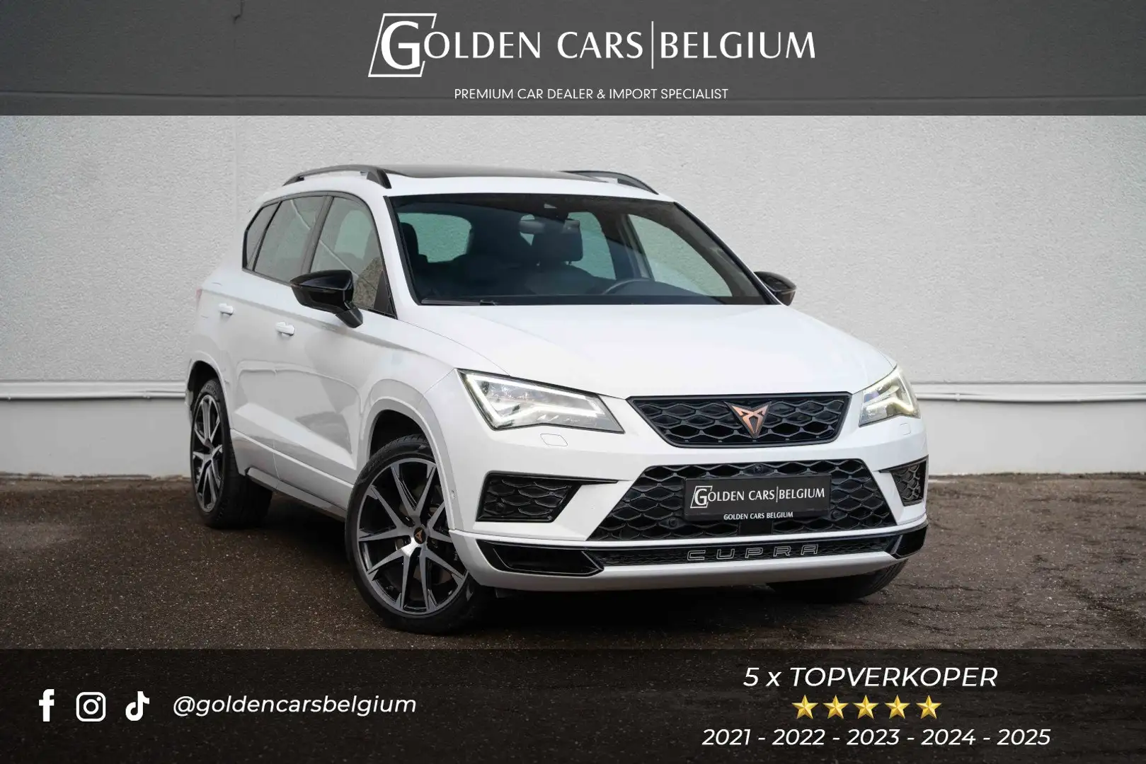 CUPRA Ateca 2.0 TSI 4Drive DSG/PANO/LED/VIRTUAL/BEATS/ACC/360 Blanc - 1