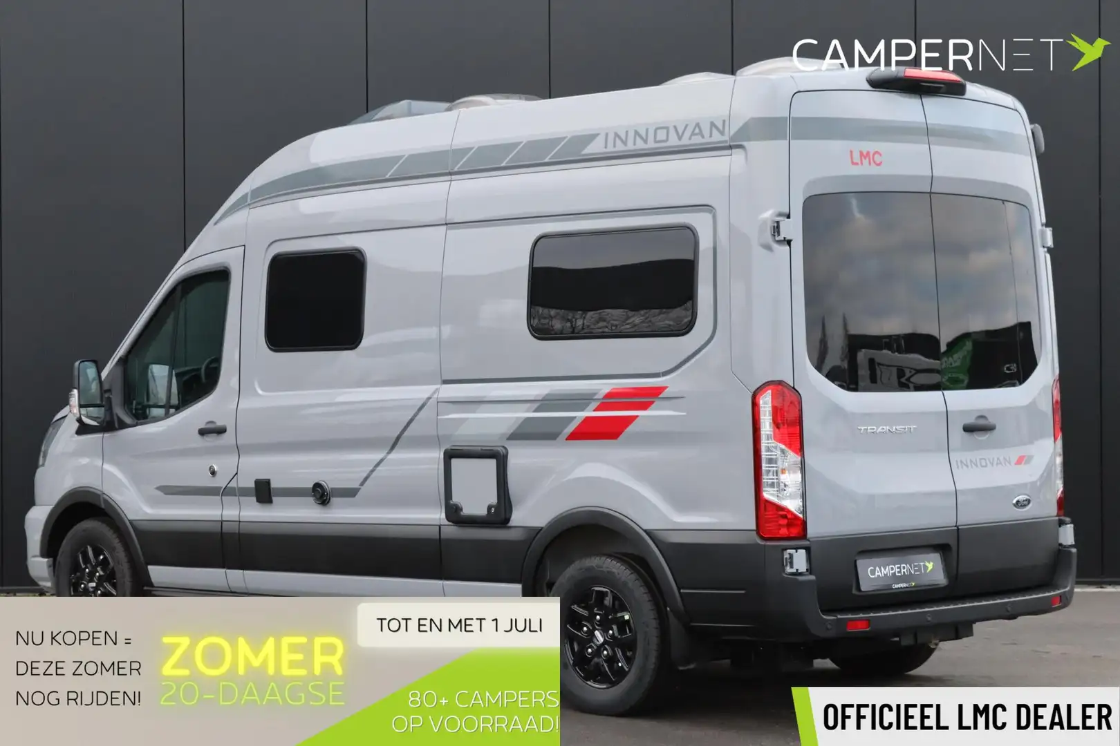 LMC Innovan 592 130pk | Lengtebedden | 5.98m | Lu Grau - 2