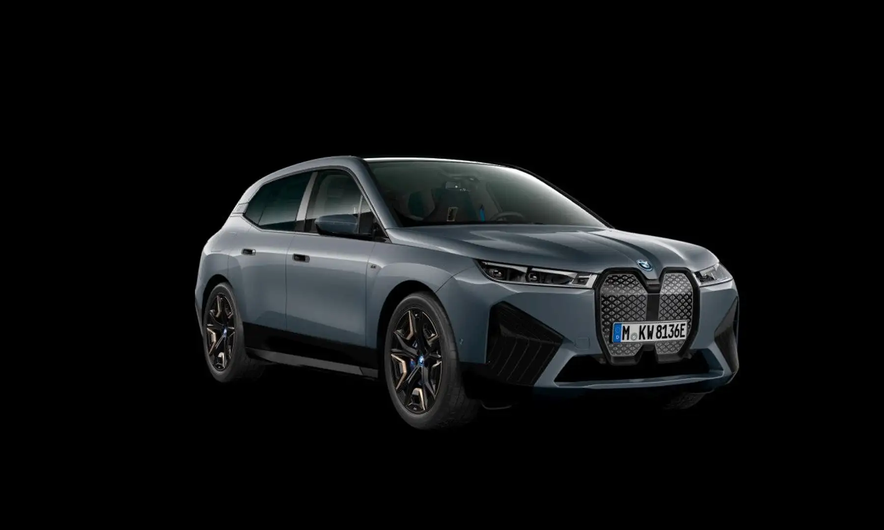BMW iX M60*Laser*ACC*360*PanoSkyLounge*B&W*AHK*22" Grau - 1