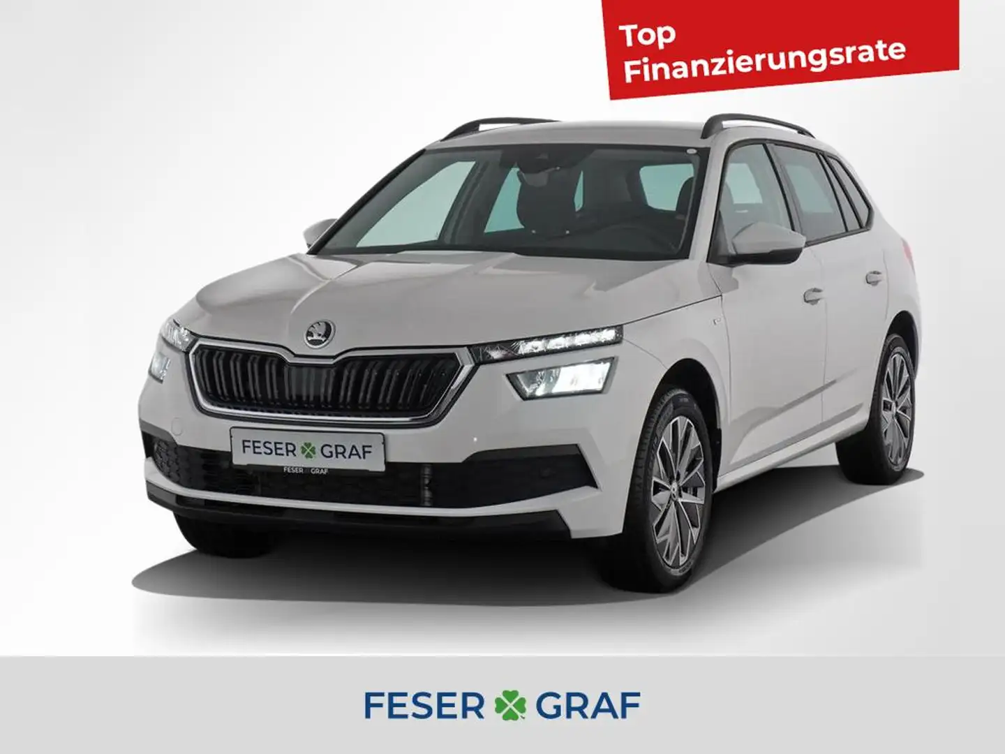 Skoda Kamiq 1.0TSI Tour PDC Navi Sitzhzg. Tempomat 17` Blanco - 1