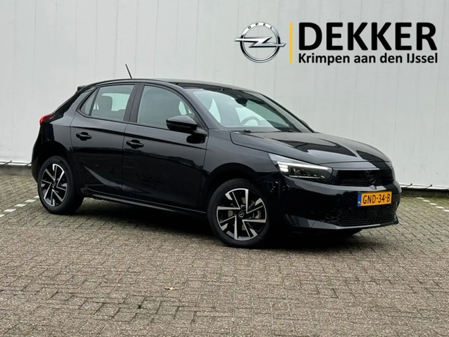 Opel Corsa 1.2 Turbo GS-Line met Camera, CarPlay, Dodehoek, L Zwart - 1