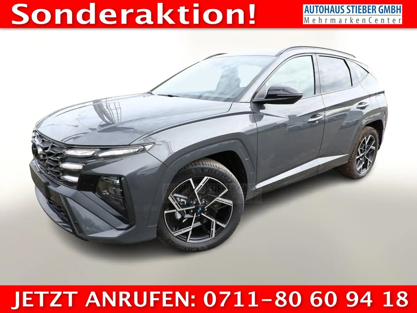 Hyundai TUCSON Select 1.6 T-GDI 160 N-Line Facelift Nav eHK PD... Gri - 1