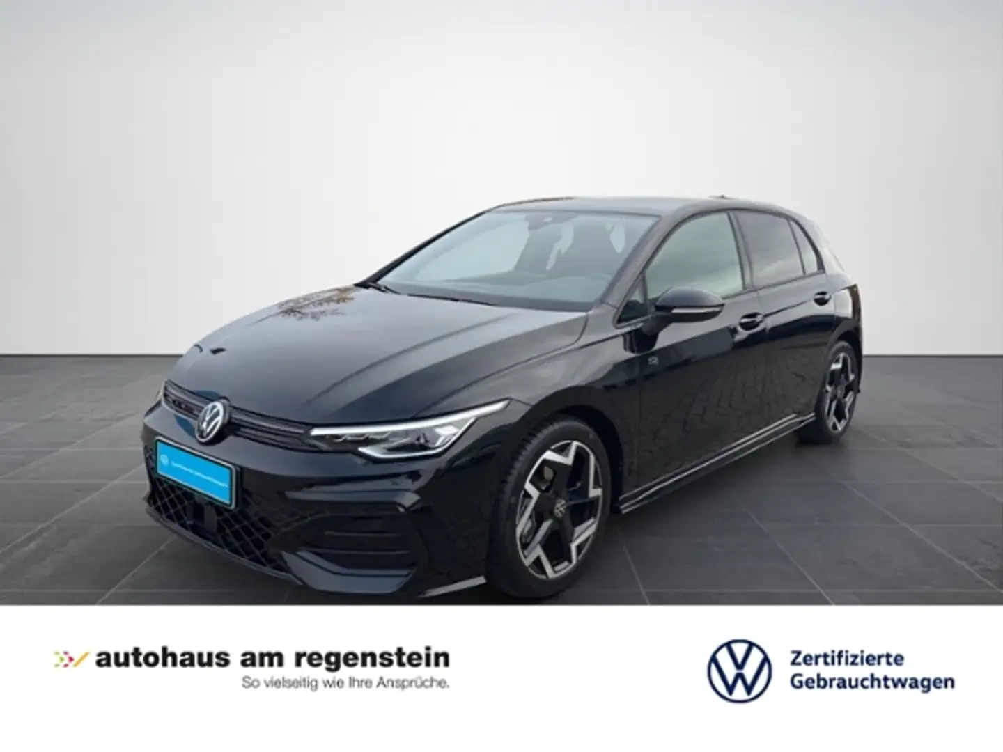 Volkswagen Golf VIII 1.5 eTSI R-Line LED+/App/ACC/360° Schwarz - 1