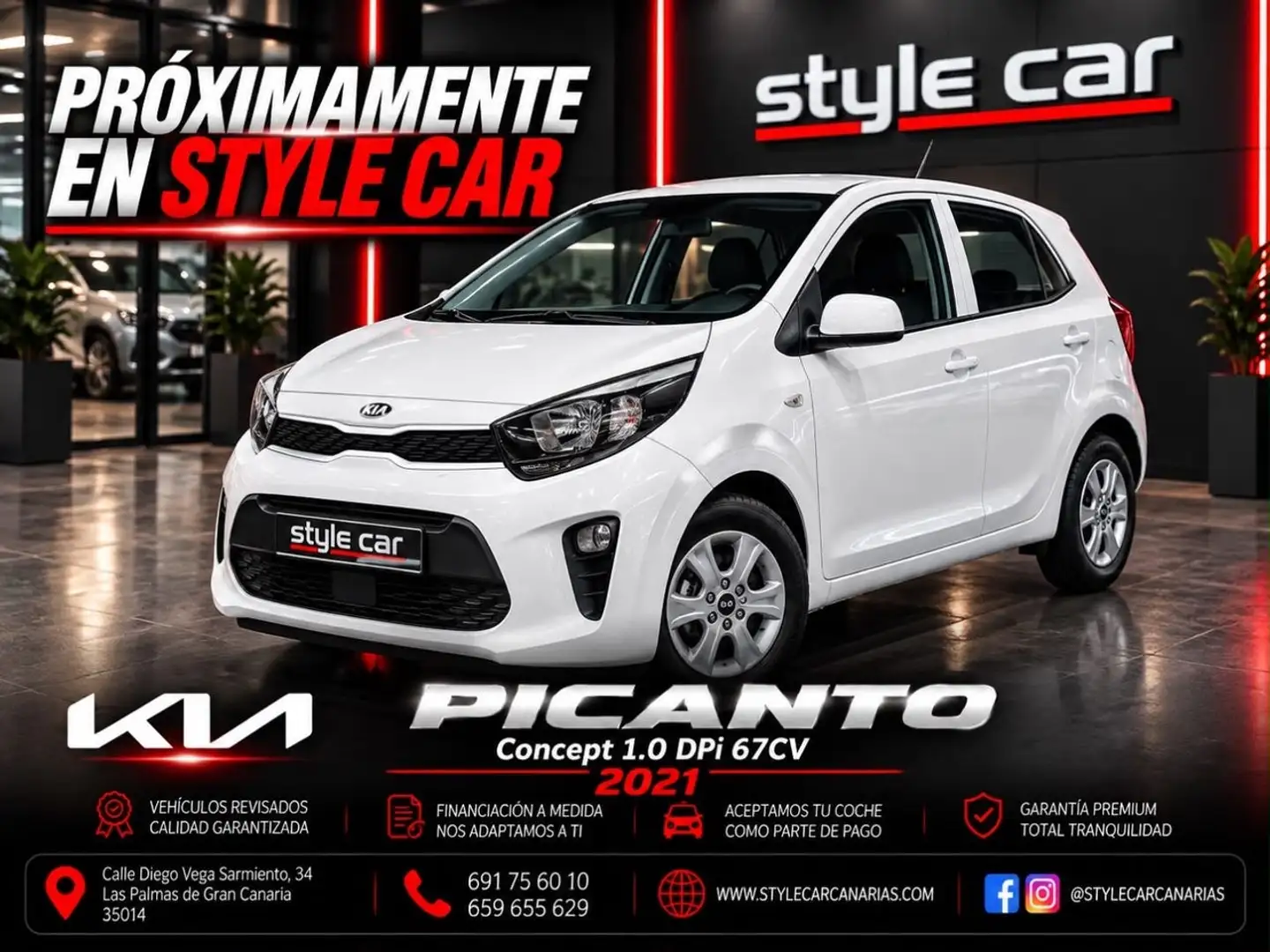 Kia Picanto 1.0 DPi Concept Blanco - 1
