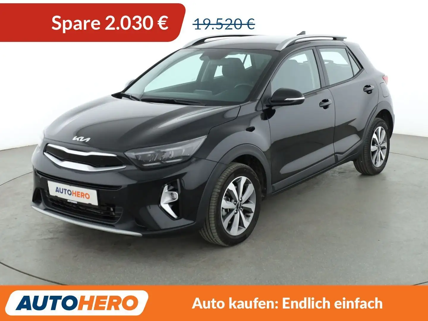 Kia Stonic 1.0 TGDI Vision*NAVI*LED*TEMPO*CAM*PDC*SHZ*KLIMA* Schwarz - 1