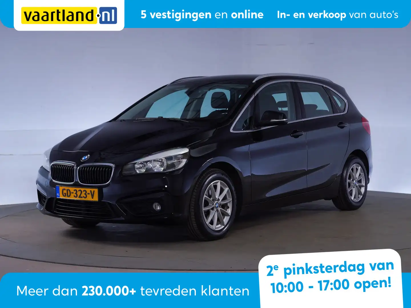 BMW 218 2-serie 218I Essential [ Navi Climate Cruise ] Zwart - 1