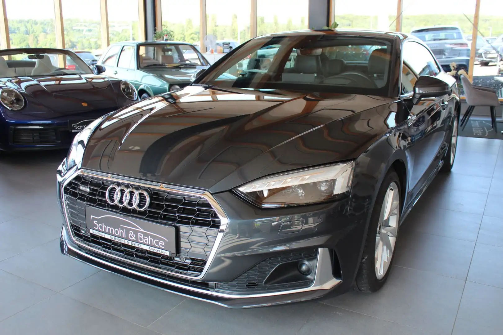 Audi A5 Coupe 40 TDI quattro S line sport S tronic Grijs - 1