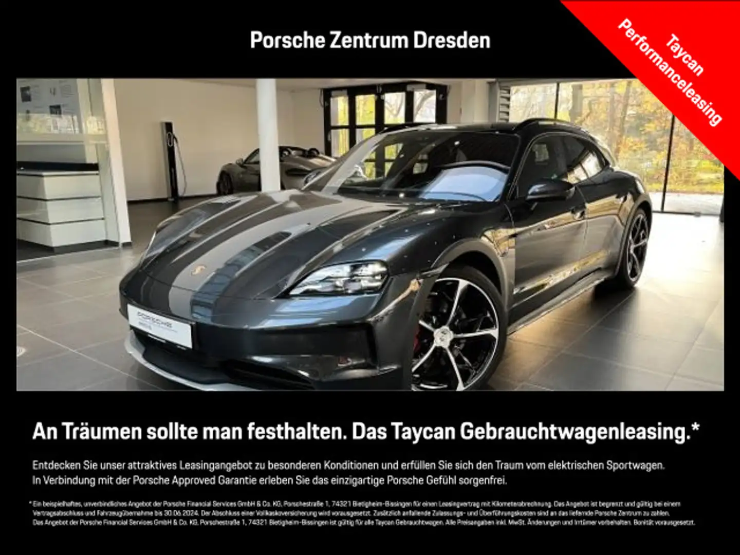 Porsche Taycan 4S Cross Turismo*Head-Up*HD-Matrix*BOSE Grau - 1