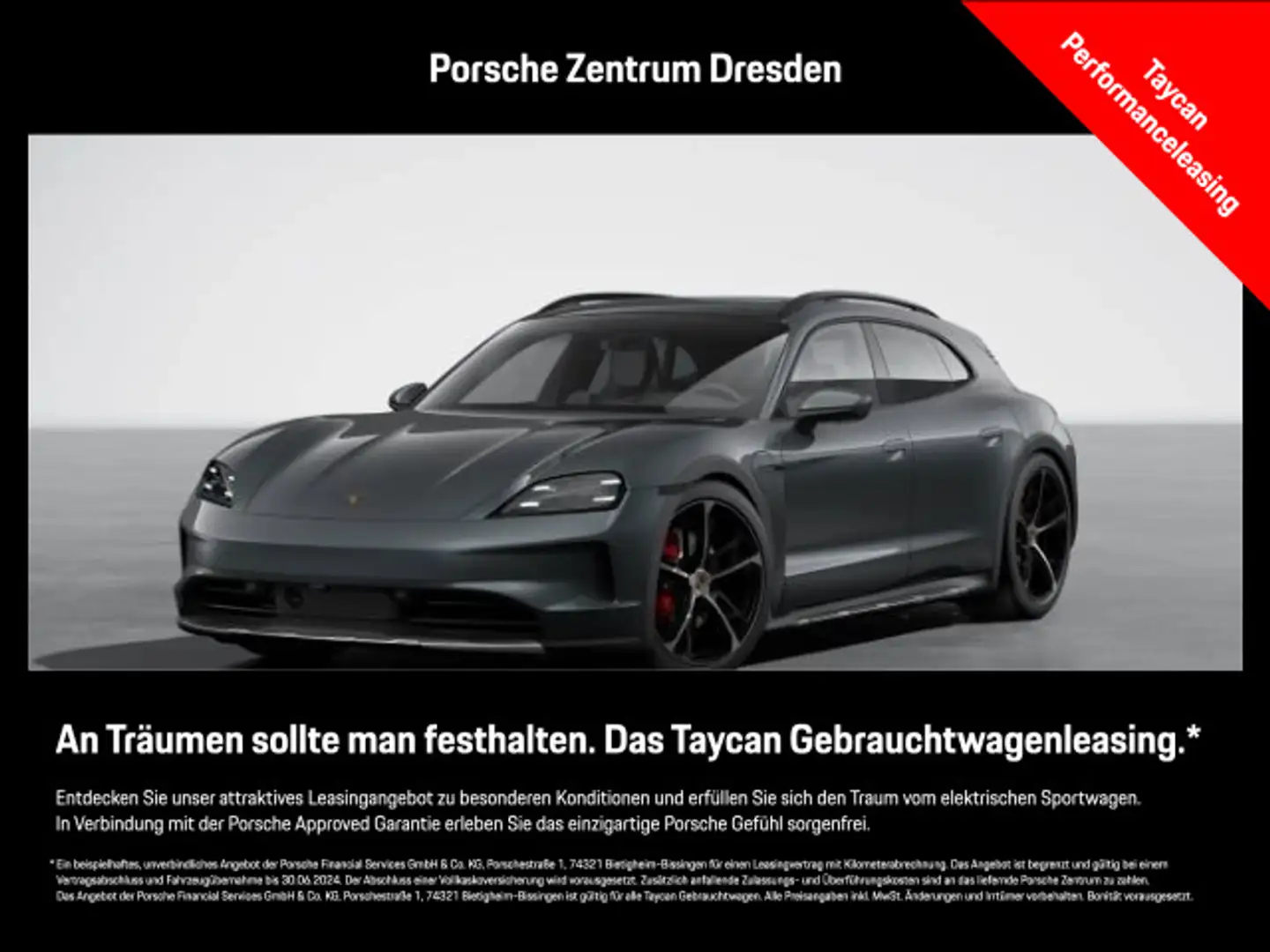 Porsche Taycan 4S Cross Turismo Gris - 1
