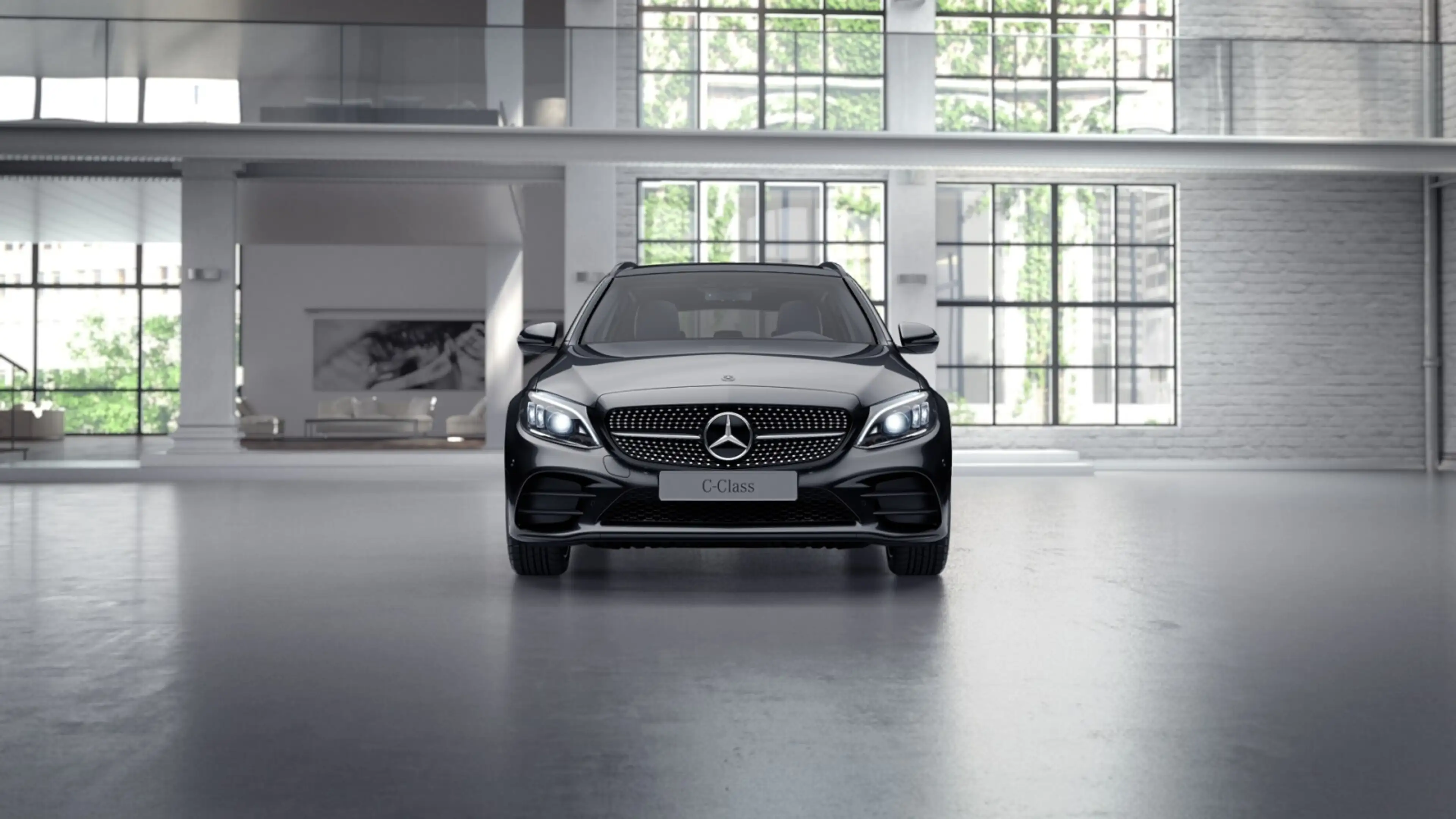 Mercedes-Benz C 400 4M T-Mod AMG Distro+Pano+HUD+Burm+Comand — photo 2