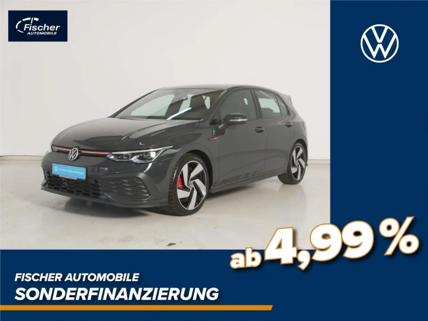 Volkswagen Golf GTI 2.0 TSI Clubsport DSG LED/NAV/ACC/DC/SH Grau - 1