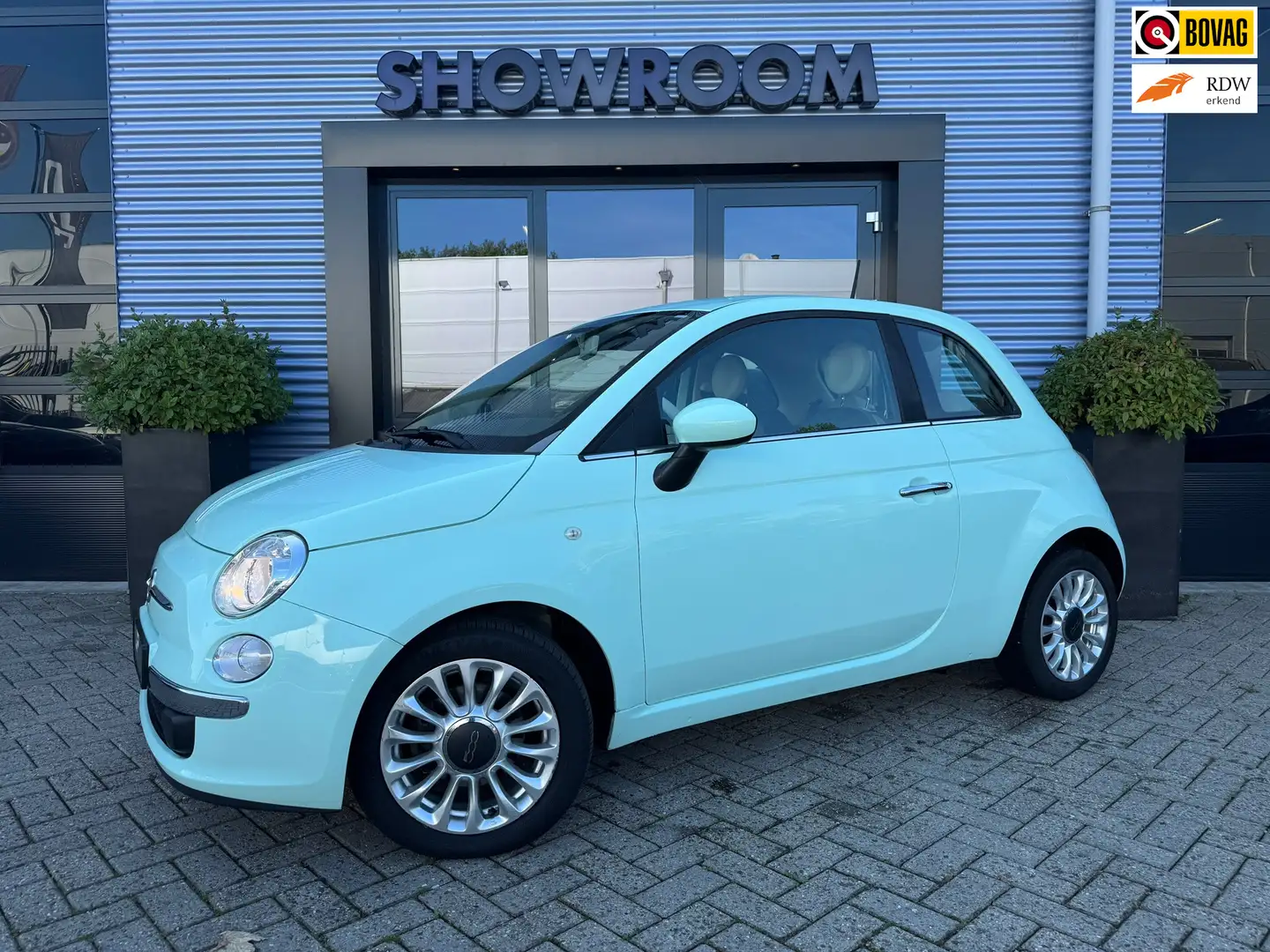 Fiat 500 0.9 TwinAir Turbo Easy Carplay|Airco|Lichtmetalenv Zöld - 1