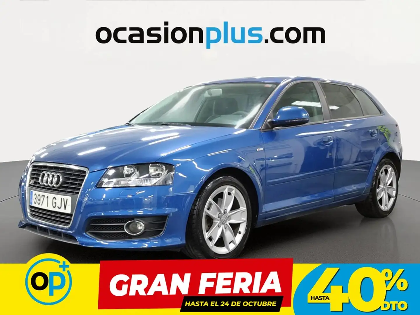 Audi A3 Sportback 2.0TDI Ambition DPF Azul - 1