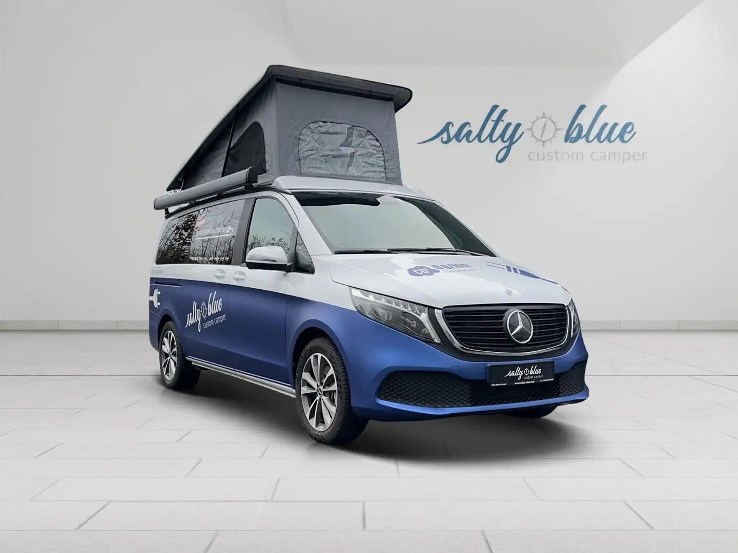 Mercedes-Benz EQV 300 300 Salty Blue Premium Ausbau Blanco - 2