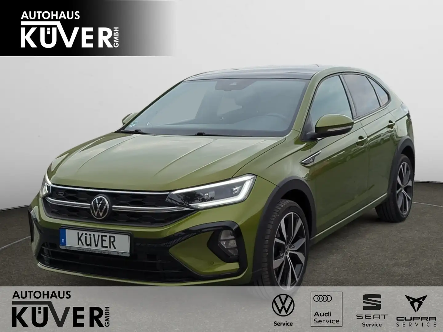 Volkswagen Taigo R-Line 1.5 TSI DSG Navi+Pano+Matrix+IQ+Shz Grün - 1