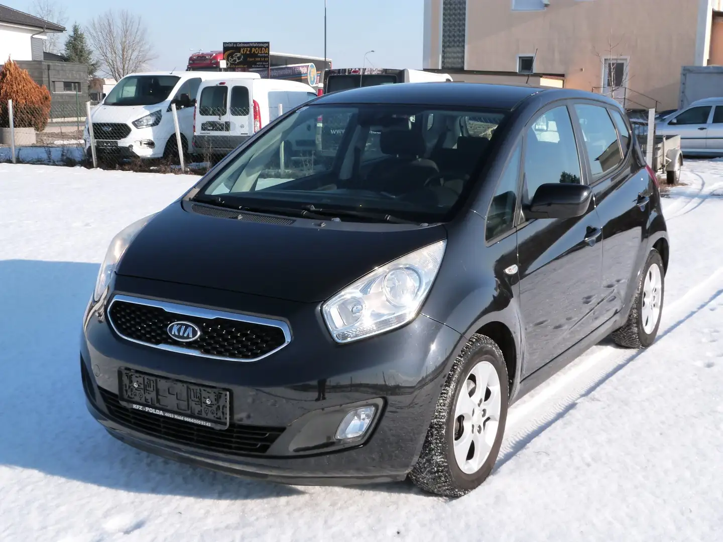 Kia Venga Venga CRDI/1,4 ACTIVE """Aus 1-HAND"""" Schwarz - 1