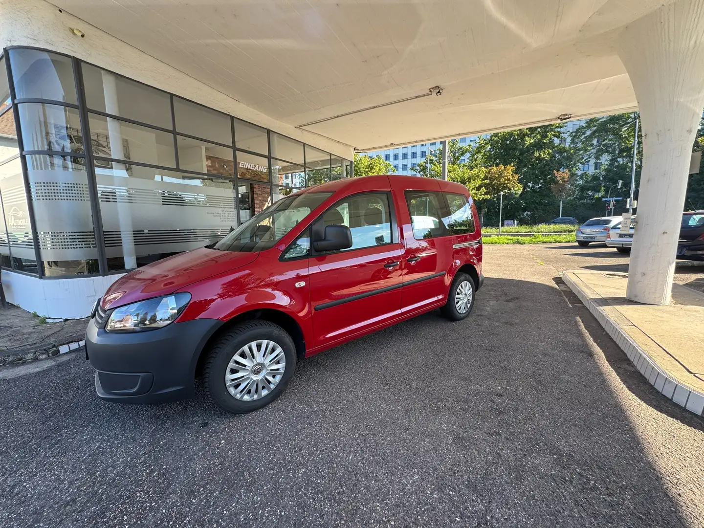 Volkswagen Caddy Kasten EcoProfi EcoFuel Rot - 1