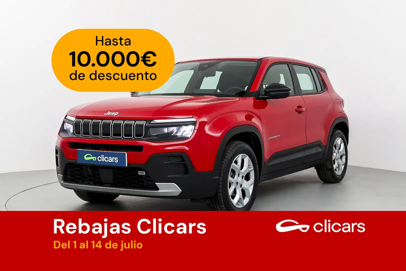 Jeep Avenger 1.2 Altitude 100 Rojo - 1