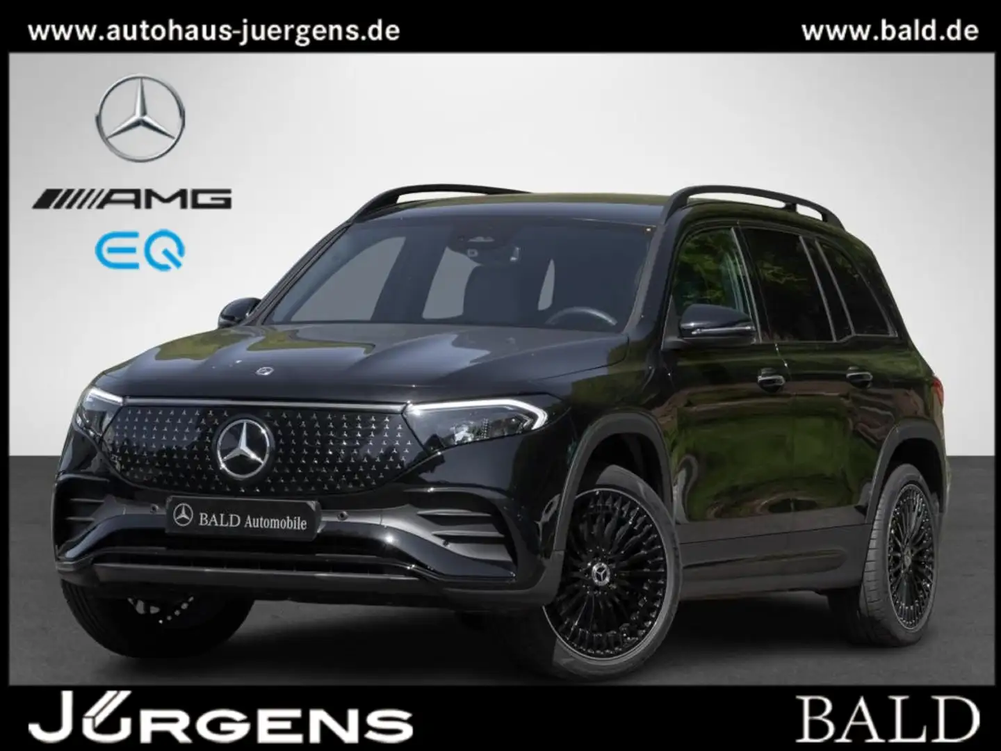 Mercedes-Benz EQB 300 4M AMG-Sport/LED/Cam/Night/Totw/Mopf/20" Schwarz - 2