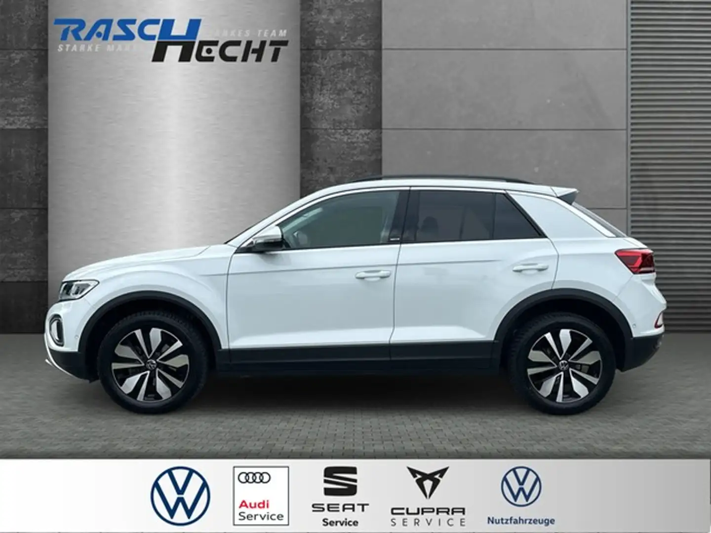 Volkswagen T-Roc Life Move 1.5 TSI*AHK*LED*NAVI*SHZ* Blanc - 2