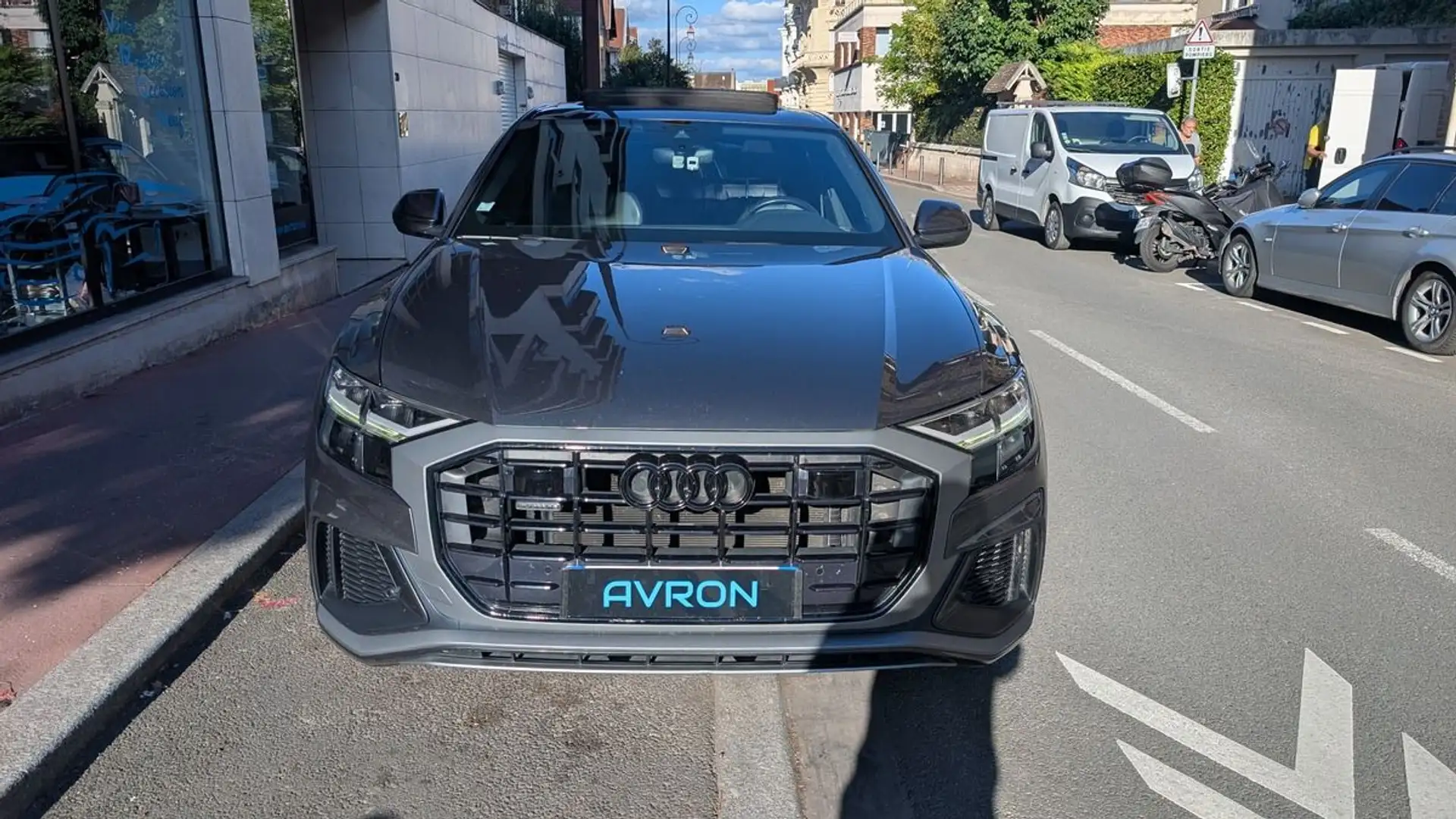 Audi Q8 3.0 50 TDI 286Ch Tiptronic 8 Quattro S-Line Gris - 2