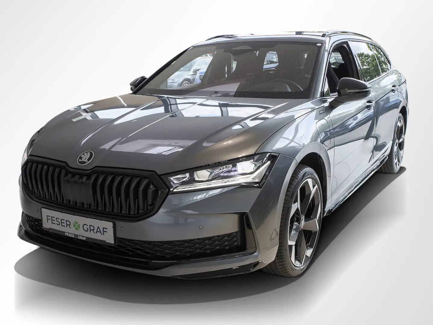 Skoda Superb Combi 1.5 TSI iV Sportline DSG AHK RüKa Grau - 1