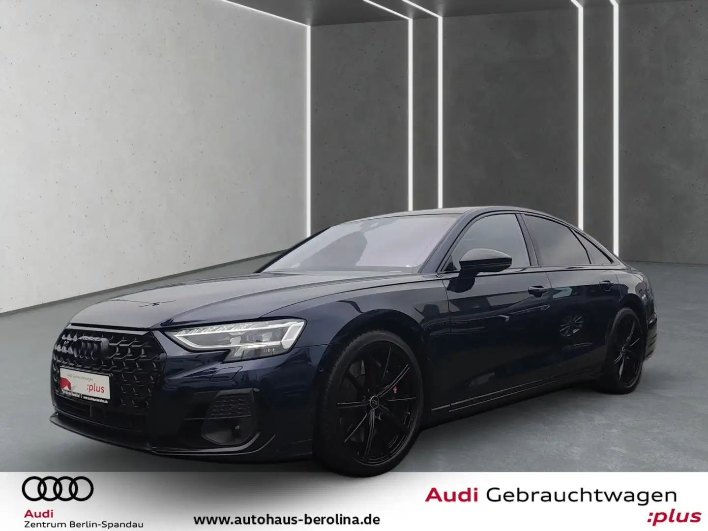 Audi S8 *PANO*StdHz*MATRIX*HuD*B&O*AHK*360°* Bleu - 2