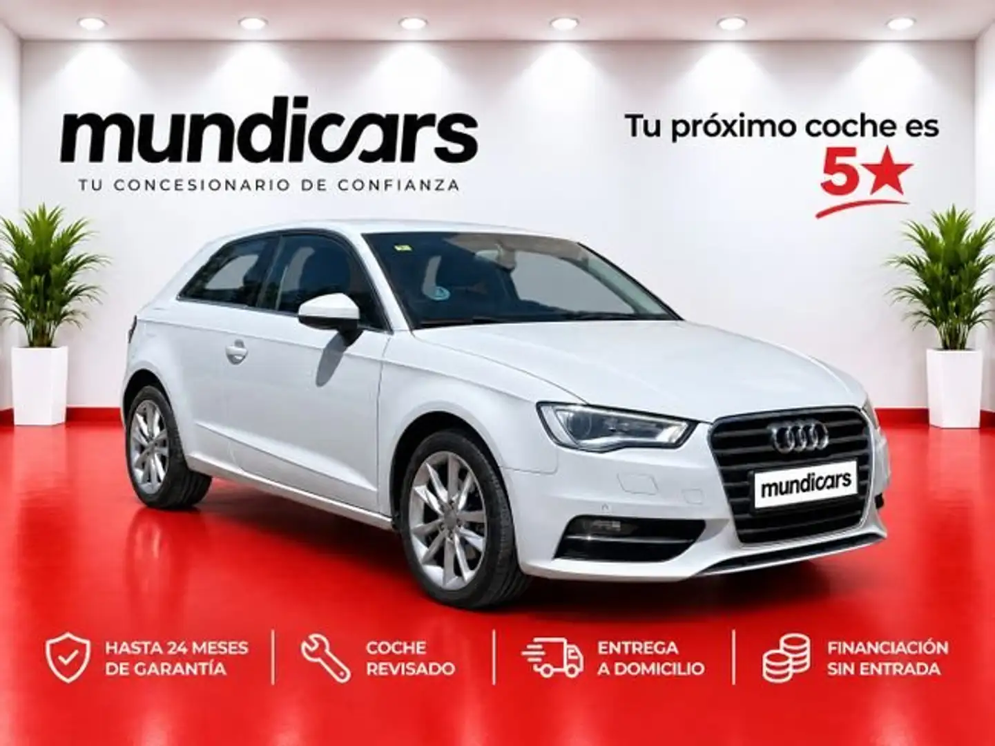 Audi A3 1.9TDI Ambiente Blanco - 1