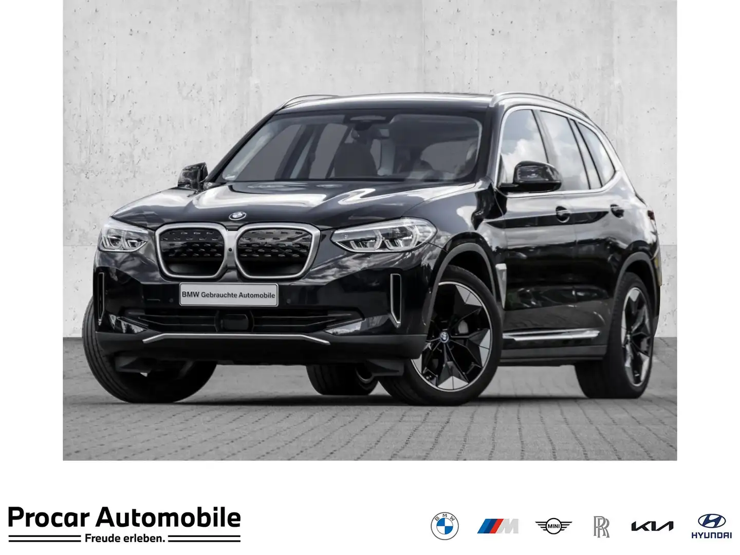 BMW iX3 IMPRESSIVE+H/K+PANO+HuD+DA PROF+360° Nero - 1