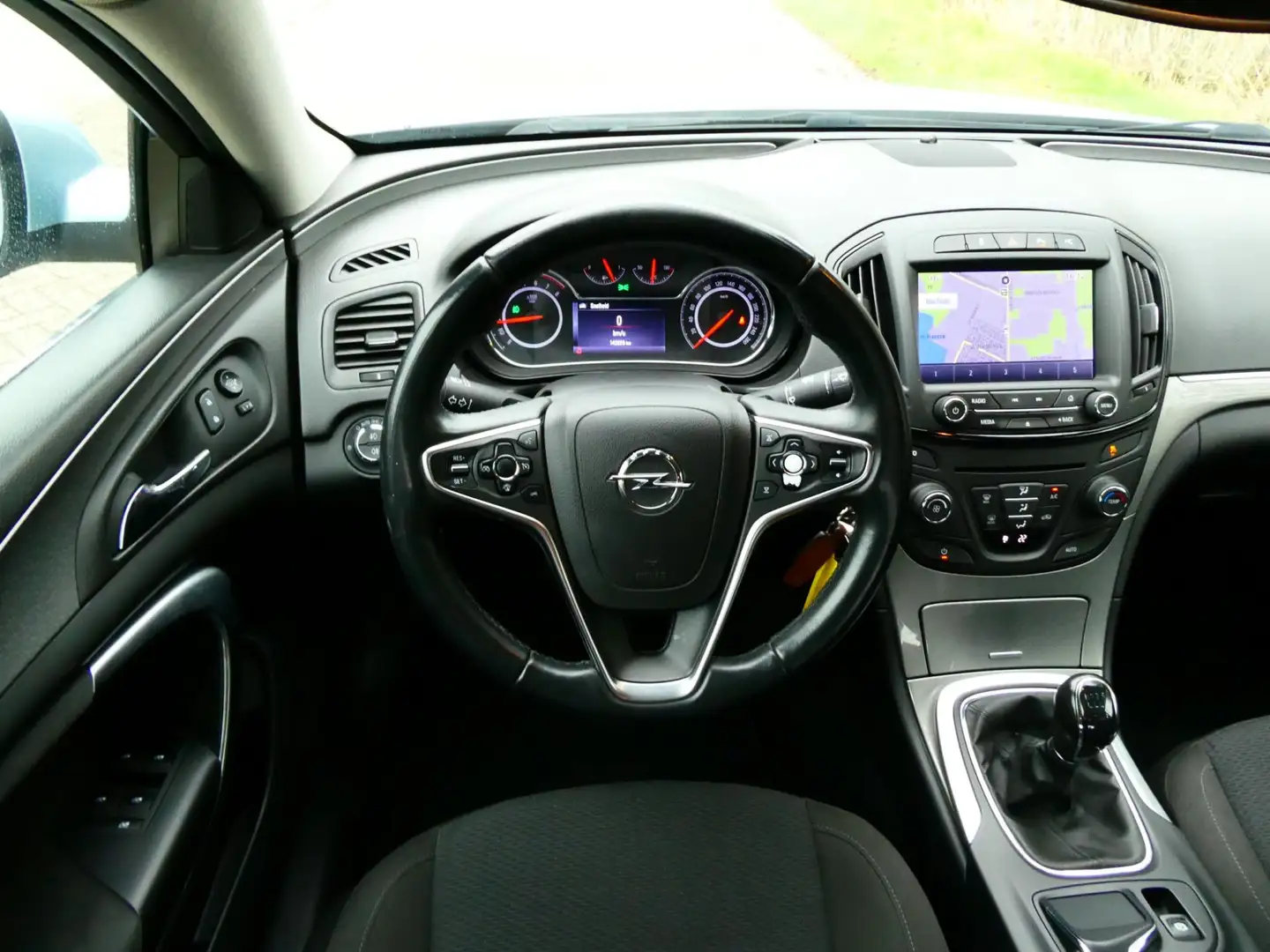 Opel Insignia 1.4 Turbo 140pk 5-deurs 143.000km Clima Navi LED P Grijs - 2