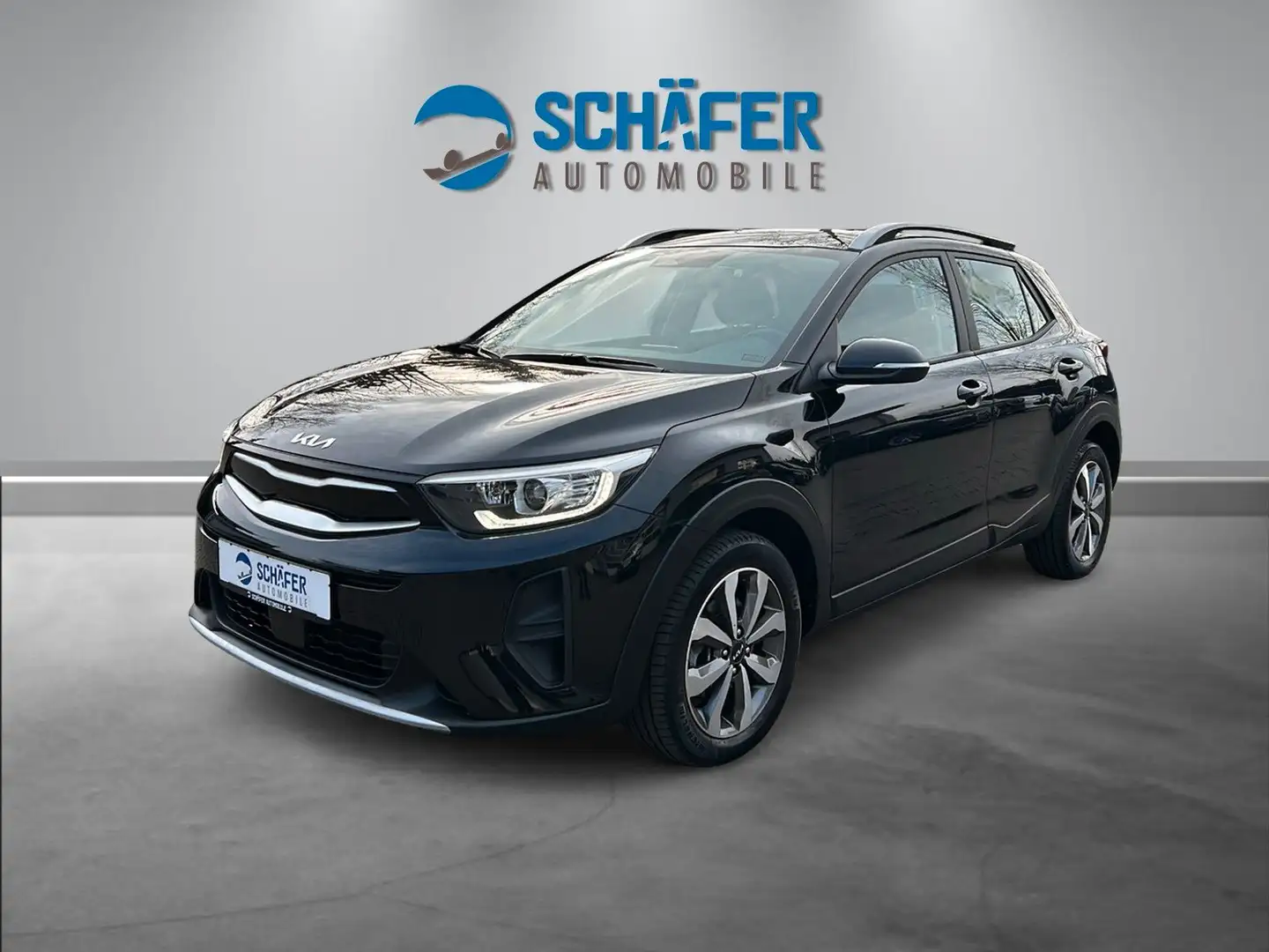 Kia Stonic 1.0 Vision #AUT #NAV #AHZV #KAM Zwart - 1