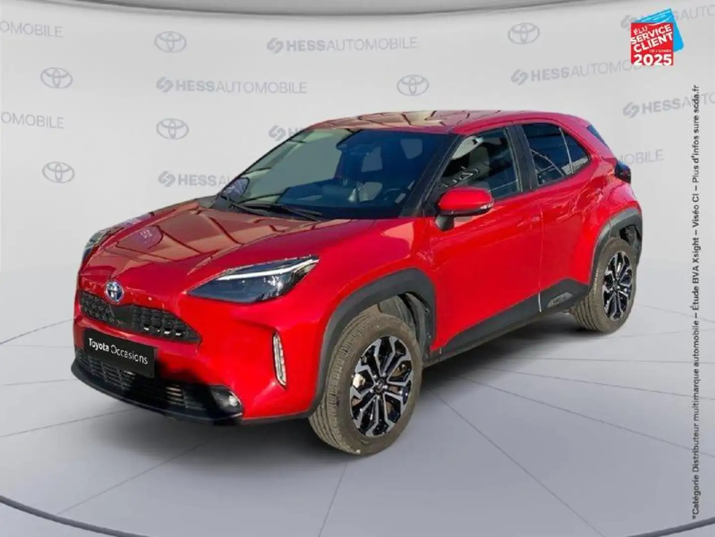 Toyota Yaris Cross 116h Design MY22 Sieges chauf GPS Camera Rouge - 1