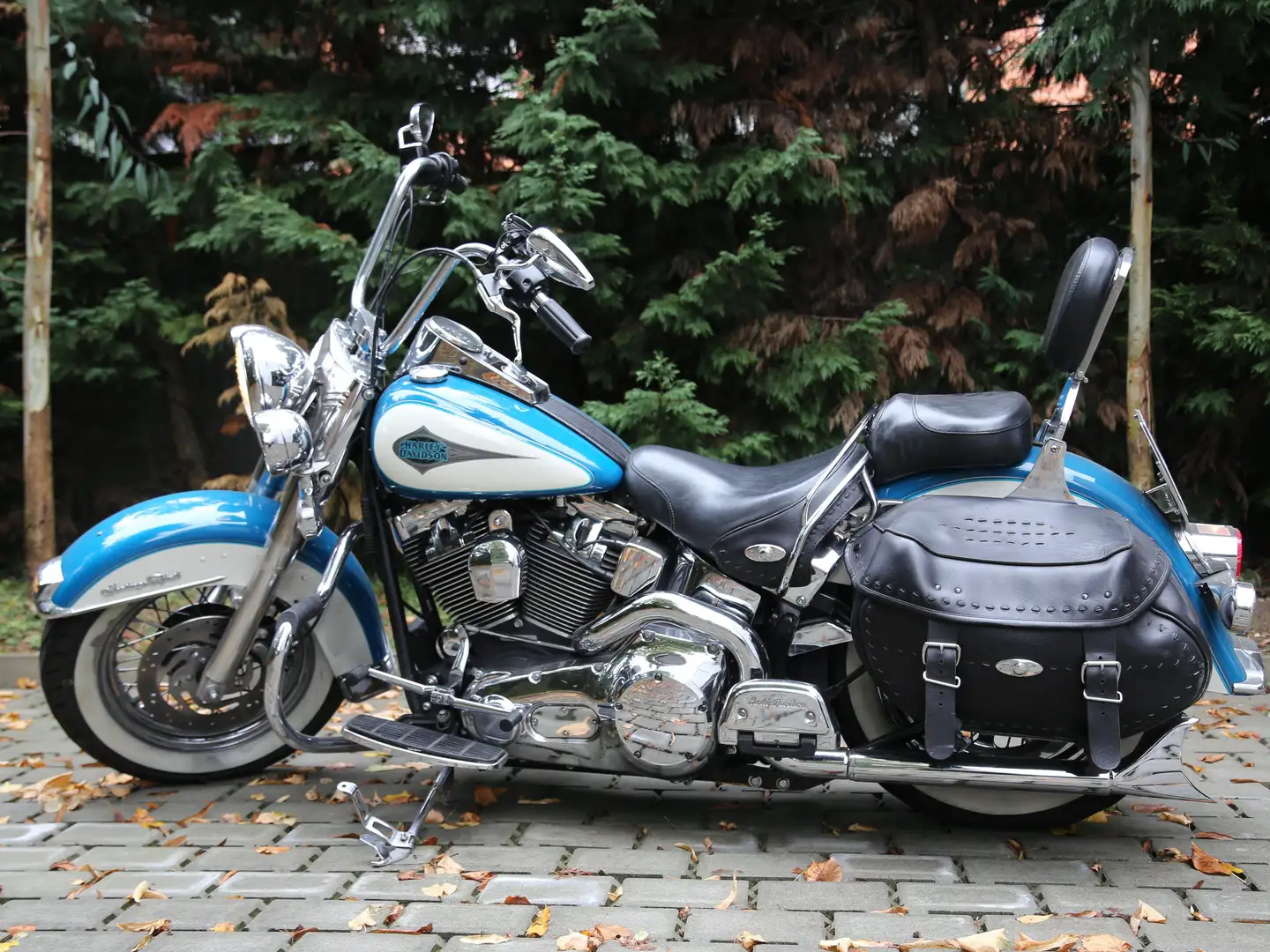 Harley-Davidson Heritage Softail FLSTCI Niebieski - 1