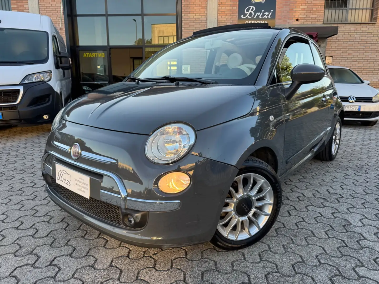 Fiat 500 500 C 1.3 Multijet 16V 75 CV Gris - 1