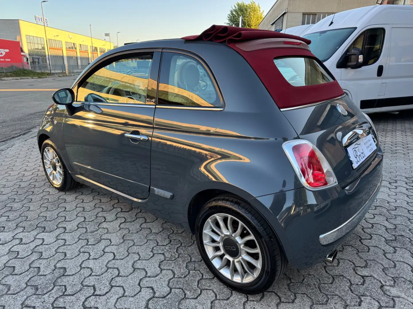 Fiat 500 500 C 1.3 Multijet 16V 75 CV Gris - 2